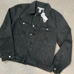 Men's Black ORGANIC COTTON Denim Jacket